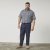 North Latitude 61155 Leinenhose Mit Bequemer Passform Navy Blau - Herren-jeans & -hosen - Herren-Jeans & -Hosen in großen Größen