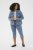Kaffe Curve Vilana Denim Jacket Washed Blue - Jeansjacken - 
