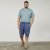 North Latitude 61333 Jog Denim-Shorts Indigo Blau - Herrenshorts - Herrenshorts in großen Größen