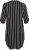 Kaffe Curve Milana Shirt Kleid Schwarz / Chalk Streifen - Kleider - 