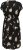 Kaffe Curve Jenna Kleid Schwarz/Brown Flower Print - Kleider - 