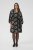 Kaffe Curve Kimmie Dress Black Chalk Embroidery - Midikleider - 