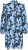 Kaffe Curve Sasja Kleid Blue Snake Flower - Kleider - 
