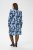 Kaffe Curve Sasja Kleid Blue Snake Flower - Kleider - 