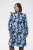 Kaffe Curve Sasja Kleid Blue Snake Flower - Kleider - 