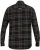 D555 Destin Checked Long Sleeve Shirt Black/Tan Check - Langärmlige hemden - 
