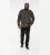 D555 Destin Checked Long Sleeve Shirt Black/Tan Check - Langärmlige hemden - 