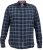 D555 Luton Checked Flanell Shirt Navy - Herrenhemden - Herrenhemden in großen Größen