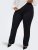 Only Carmakoma Pever Flared Pants Black - Hosen - 