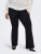 Only Carmakoma Pever Flared Pants Black - Hosen - 