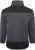 Kam jeans KV133 Twisted Marl Fleece Jacket Black - Herren jacken - Herren Jacken in großen Größen