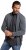 JP1880 Cardigan Knitted with Zipper Grey - Herren-sweater und -hoodies - Herren-Sweater und -Hoodies in großen Größen