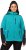 Ulla Popken Contrast Inserts Sweater Knit Hoodie Aquamarine - Hoodies & Sweatshirts - 