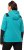 Ulla Popken Contrast Inserts Sweater Knit Hoodie Aquamarine - Hoodies & Sweatshirts - 