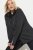 Ulla Popken Sweater Knit Fleece Hoodie Black - Hoodies & Sweatshirts - Kuschelige Sweatshirts & Strick