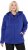Ulla Popken Sweater Knit Fleece Hoodie Capri Blue - Hoodies & Sweatshirts - 