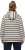 Ulla Popken Stripe Print Loungewear Hoodie Chalk - Hoodies & Sweatshirts - 