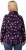 Ulla Popken Floral Print Drawstring Collar Hoodie Black - Hoodies & Sweatshirts - 