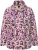 Ulla Popken Floral Print Drawstring Collar Hoodie Vanilla - Hoodies & Sweatshirts - 
