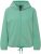 Ulla Popken Drawstring Hem Two-Tone Knit Hoodie Emerald Green - Hoodies & Sweatshirts - 