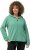 Ulla Popken Drawstring Hem Two-Tone Knit Hoodie Emerald Green - Hoodies & Sweatshirts - 