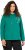 Ulla Popken Face Graphic Long Sleeve Hoodie Emerald Green - Hoodies & Sweatshirts - Kuschelige Sweatshirts & Strick