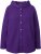 Ulla Popken Cable Knit Long Sleeve Hoodie Deep Violet - Hoodies & Sweatshirts - 