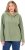 Ulla Popken Teddy Plush Long Sleeve Hoodie Sage Green - Hoodies & Sweatshirts - Kuschelige Sweatshirts & Strick