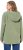 Ulla Popken Teddy Plush Long Sleeve Hoodie Sage Green - Hoodies & Sweatshirts - Kuschelige Sweatshirts & Strick