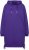 Ulla Popken Longline Lace Up Hoodie Purple - Hoodies & Sweatshirts - 