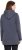 Ulla Popken Lettering GLOWING Hoodie Asphalt Grey - Bedruckte T-shirts für herren - Bedruckte Damen-T-Shirts