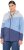 Ulla Popken Color Block Fleece-Lined Hoodie Atlantic Blue - Hoodies & Sweatshirts - 