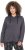 Ulla Popken Snake Detail Zip-Up Hoodie Graphite Grey - Hoodies & Sweatshirts - Kuschelige Sweatshirts & Strick