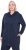 Ulla Popken Contrast Piping Zip-Up Hoodie Navy - Hoodies & Sweatshirts - 