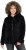 Ulla Popken Teddy Fleece Zip-Up Hoodie Black - Hoodies & Sweatshirts - 