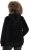 Ulla Popken Teddy Fleece Zip-Up Hoodie Black - Hoodies & Sweatshirts - 