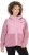 Ulla Popken Mixed Texture Hoodie Wildberry - Hoodies & Sweatshirts - 