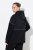 Ulla Popken Mix Fabric Reflective Trim Zip Hoodie Black - Hoodies & Sweatshirts - Kuschelige Sweatshirts & Strick