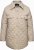 Ulla Popken Quilted Water Repellent Shirt Jacket Medium Grey - Jacken - Damenjacken in großen Größen