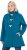 Ulla Popken HYPRAR Water-Repellent Softshell Jacket Teal - Jacken - Damenjacken in großen Größen