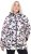 Ulla Popken HYPRAR Water-Repellent Allover Print Jacket Pale Beige - Jacken - Damenjacken in großen Größen