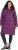 Ulla Popken HYPRAR Longline Water Repellent Jacket Plum - Jacken - Damenjacken in großen Größen