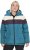 Ulla Popken HYPRAR Striped Triple Function Fully Lined Quilted Jacket Dark Petrol - Jacken - Damenjacken in großen Größen