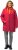 Ulla Popken HYPRAR Triple Function Contrast Trim Quilted Lining Jacket Salsa Red - Jacken - 