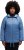 Ulla Popken Reversible Butterfly Print Fully Lined Quilted Jacket Blue Denim - Jacken - 