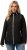 Ulla Popken Hyprar Quilt Mix Jacket Black - Jacken - Damenjacken in großen Größen