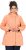 Ulla Popken Raindrop Print Longline Waterproof Jacket Mandarin - Jacken - Damenjacken in großen Größen
