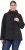 Ulla Popken HYPRAR Toggle Button Microfleece Lined Jacket Black - Jacken - Damenjacken in großen Größen