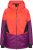 Ulla Popken HYPRAR Performance Colorblock Ski Jacket Coral - Jacken - Damenjacken in großen Größen