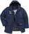 JAY-PI Warm Quilted Parka Dual Function, Wind and Water Repellant Navy - Herren Jacken in großen Größen - Herren Jacken in großen Größen